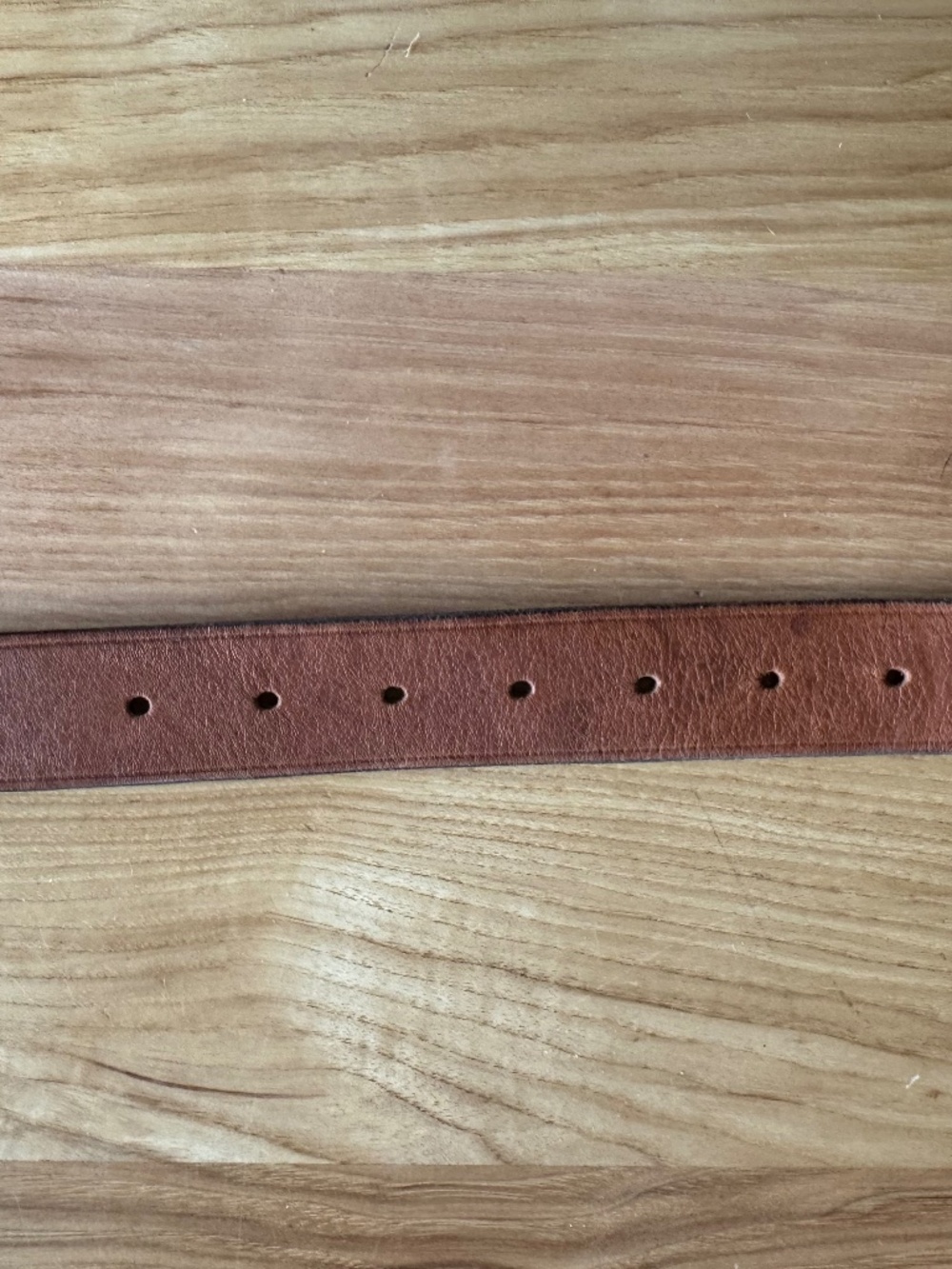 Madewell Medium Perfect Leather Belt in Pecan/Gold - Size XS - Picture 7 of 7